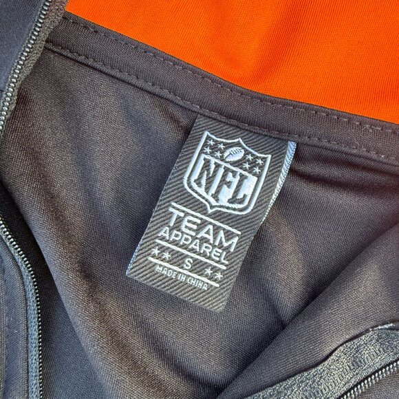 NFL Team Apparel Cincinnati Bengals Quarter Zip Men’s Pullover Size Small - Picture 3 of 6